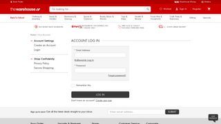 
                            6. Account Login | Buy online or in store - The Warehouse - The Warehouse Money Portal