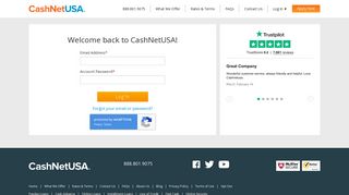 
Account Login | CashNetUSA  
