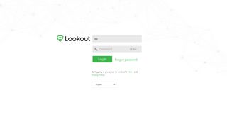 
Account Login - Lookout  
