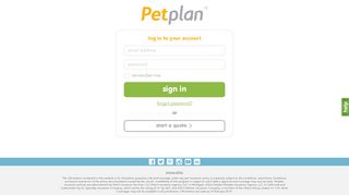 
Account Portal - Petplan  
