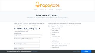 
                            6. Account Recovery - Happy Labs - Weebly - Happy Street Portal