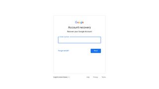 
                            13. Account recovery - Sign in - Google Accounts - Ovo Online Portal