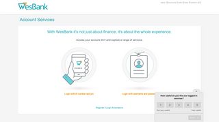 
                            1. Account Services - WesBank - Wesbank Portal