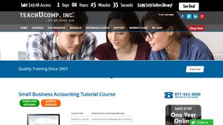 
Accounting Tutorial Training Course - TeachUcomp, Inc.  
