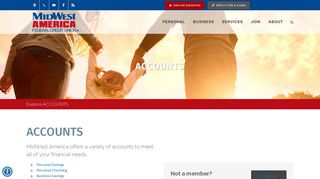 
                            5. Accounts | MidWest America Federal Credit Union - Mwafcu Portal