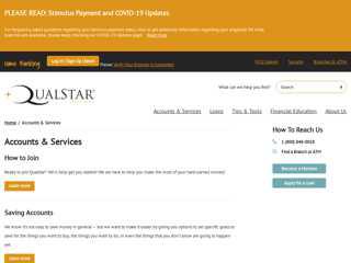 
Accounts & Services - Qualstar Credit Union
