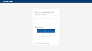
                            2. Accounts > Sign In - Mutual of Omaha - Mutual Of Omaha Provider Portal