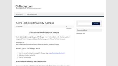 
                            6. Accra Technical University iCampus - Ghfinder.com
