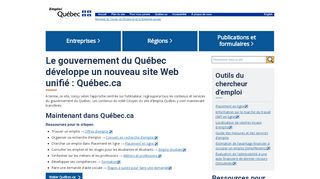 
                            4. Accueil > Emploi-Québec - Emploi Quebec Sign In