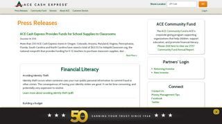 
                            5. ACE Corporate - ACE Cash Express - Ace Cash Employee Portal