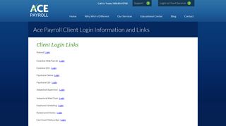 
                            5. Ace Payroll Client Login Information and Links | Ace Payroll Services ... - Ace Hardware Employee Portal