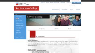 
                            7. ACES Portal - Alamo Colleges : San Antonio College : Faculty ... - Aces Home Page Portal