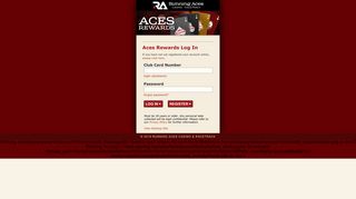 Aces Rewards Log In - Running Aces // Aces Rewards Club ... - Running Aces Portal