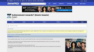 
                            8. Achievement rewards? (bionic beanie) - Portal 2 Message Board for ... - Portal 2 Beanie