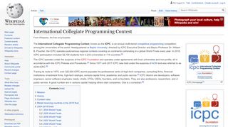 
                            7. ACM International Collegiate Programming Contest - Wikipedia - Acm Icpc Portal
