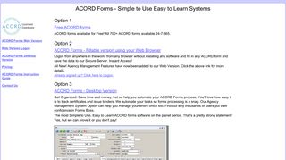 
                            5. ACORD FORMS | AGENCY MANAGEMENT SYSTEM ... - Acord Login