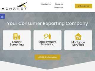 acranet.com - Credit Score Background Check Services