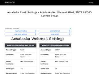 
                            6. Acsalaska Email Settings | Acsalaska Webmail | acsalaska ...