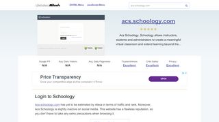 
                            7. Acs.schoology.com website. Login to Schoology. - Acs Schoology Portal