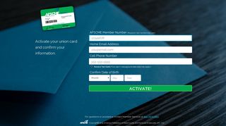 
                            2. Activate your AFSCME membership card - Afscme Card Portal
