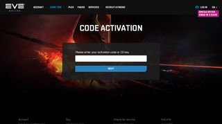 
                            2. Activation | EVE Online - Eve Sign In
