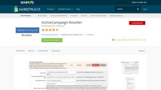 
                            8. ActiveCampaign Reseller - WHMCS Marketplace - Activehosted Portal