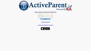 
                            2. ActiveParent 3.0 Login - Active Student Portal Kosciusko