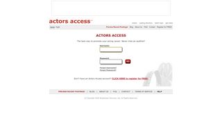 actors access (sm) - Login - Cpm Tactical Login
