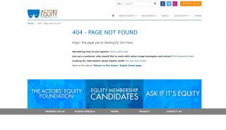 
                            5. Actors' Equity Association Membership - actorsequity.org - Actors Equity Member Portal