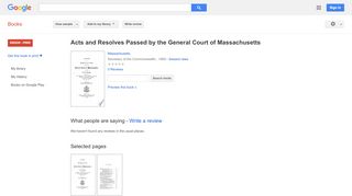 
                            7. Acts and Resolves Passed by the General Court of Massachusetts - Sso Login Newburyport