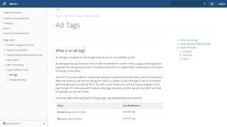 
                            8. Ad Tags - Confluence Mobile - PulsePoint Technical ... - Contextweb Portal