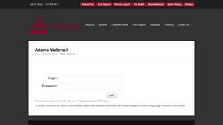 
                            7. Adams Webmail - Adams Telephone Co-Operative - Webmail2 Com Portal