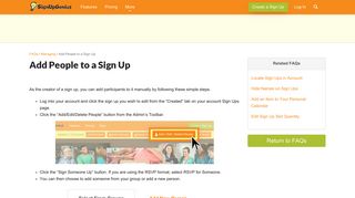 
                            6. Add People to a Sign Up - Sign Up Genius - People Sign In