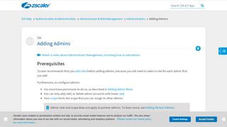 
                            4. Adding Admins | Zscaler - Zscaler Admin Portal