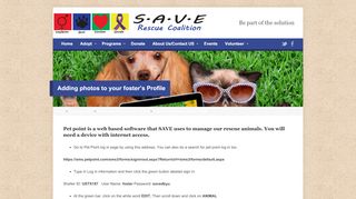 
                            7. Adding photos to your foster's Profile - Save Rescue Coalition - Www Petpoint Portal