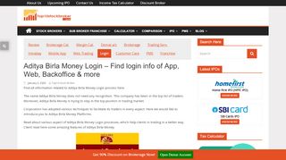 
                            7. Aditya Birla Money Login - Find login of Trading App ... - Aditya Birla Money Trading Portal