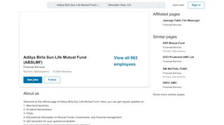 
                            6. Aditya Birla Sun Life Mutual Fund (ABSLMF) | LinkedIn - Aditya Birla Wealth Management Portal