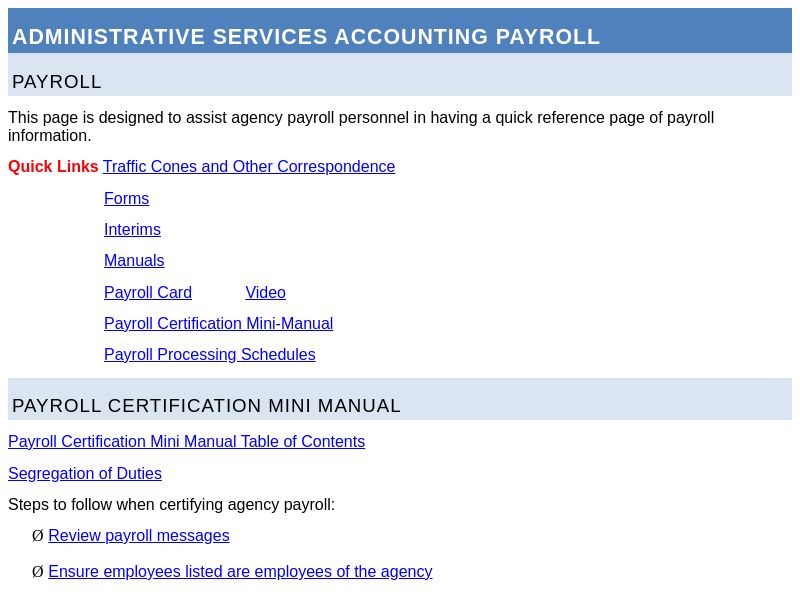 
                            10. administrative services accounting Payroll