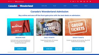 
                            2. Admission & Add-Ons | Canada's Wonderland - Canada's Wonderland Payment Portal