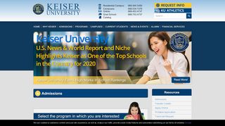 
Admissions and Requirements - Steps to Apply - Keiser University
