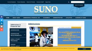 
                            8. Admissions & Financial Aid - SUNO.edu - Suno Student Email Portal