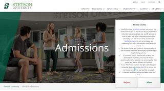 
                            8. Admissions - Stetson University - Stetson University Portal