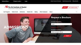 
                            2. Admissions | The Art Institute of Austin, a branch of The Art Institute of ... - Ai Austin Student Portal