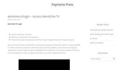 admitme.tv/login - Access AdmitOne TV  themormonbachelorette