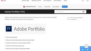 
                            3. Adobe Portfolio FAQ - Adobe Support - Adobe Portfolio Sign In