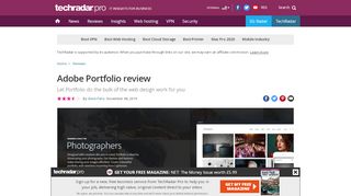 
                            5. Adobe Portfolio review | TechRadar - Adobe Portfolio Sign In