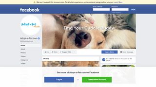 
                            8. Adopt-a-Pet.com - Home | Facebook - Adopt A Pet Rescue Portal
