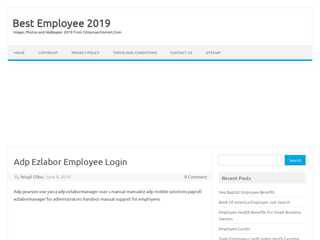 Adp Ezlabor Employee Login - Best Employee 2019
