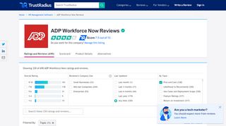 
                            4. ADP Workforce Now Pros and Cons | TrustRadius - Portal Adp Corn