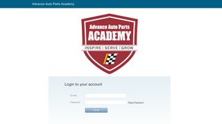 
Advance Auto Parts Academy: Login
